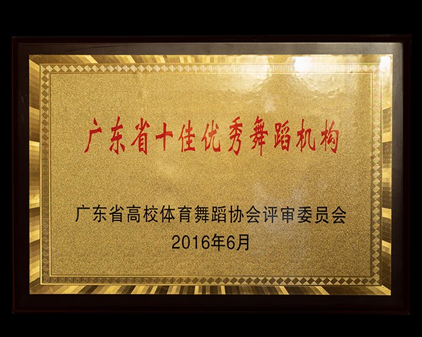 广东省十佳优秀舞蹈协会 广东省十佳优秀舞蹈协会