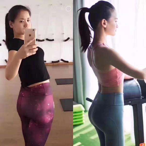 兰老师自己练习对比图一