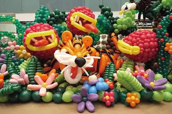 气球装饰作品二 气球装饰作品二