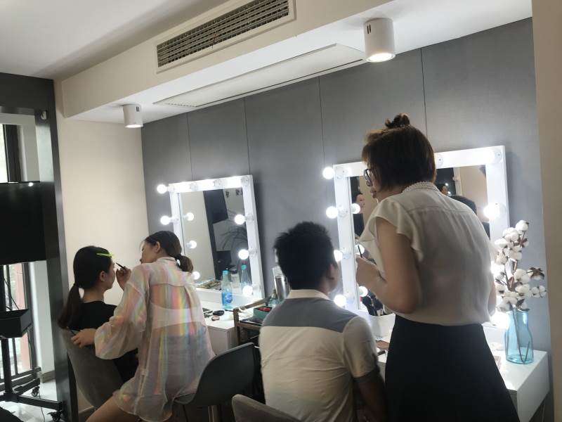 化妆学习现场