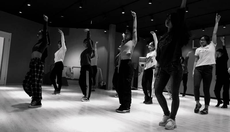 爵士舞街舞教学现场七