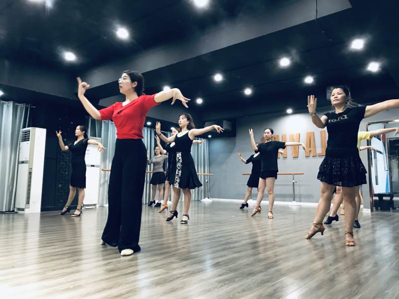 拉丁舞教学现场三