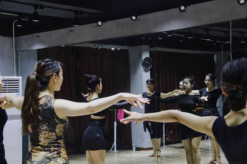 拉丁舞教学现场九