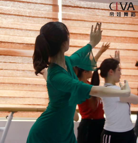 中国舞教学现场二