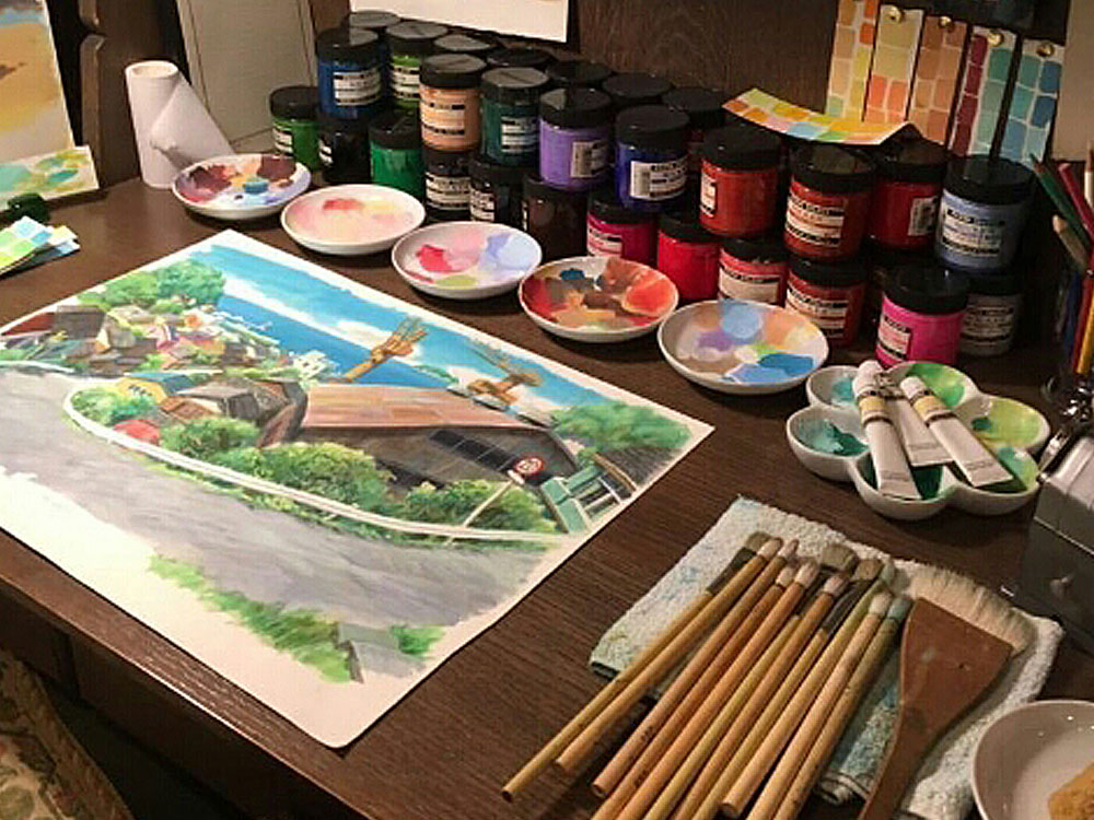 参观宫崎骏工作室