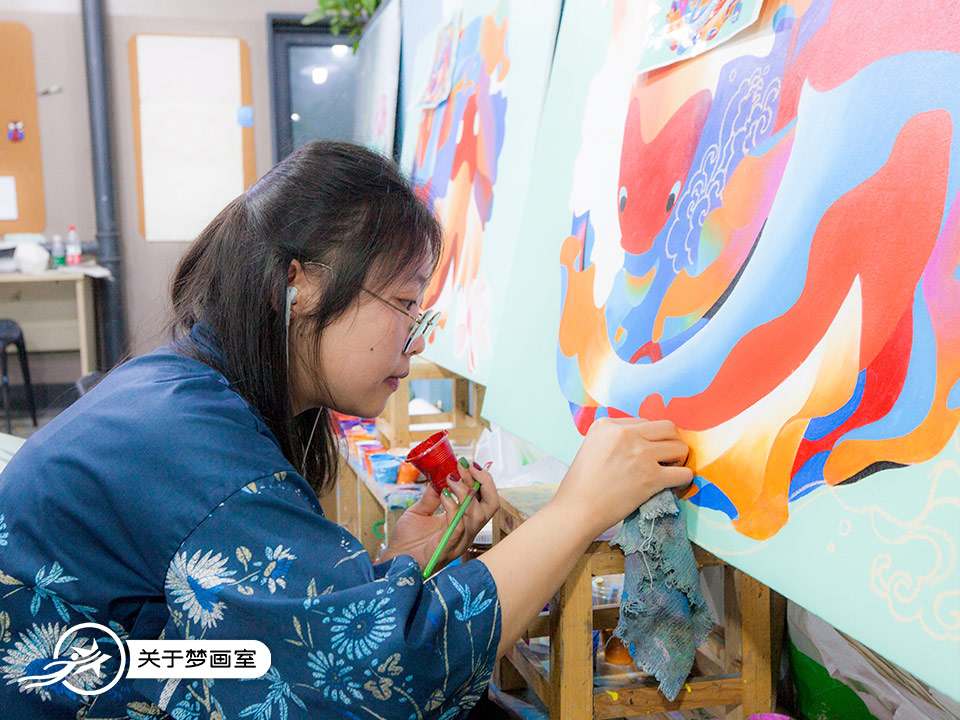 彩绘学习过程九