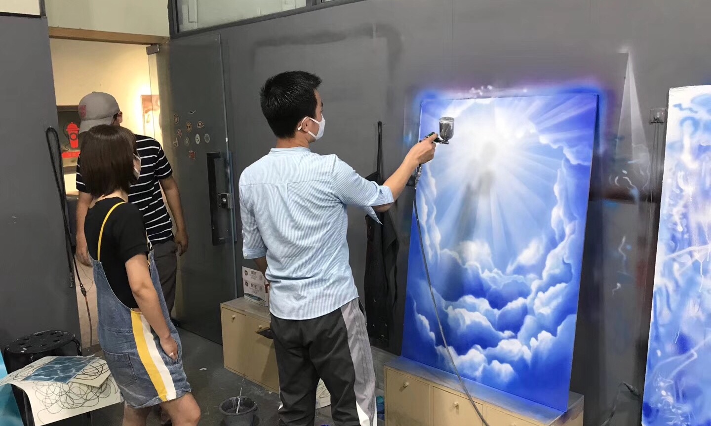 喷枪学习现场十