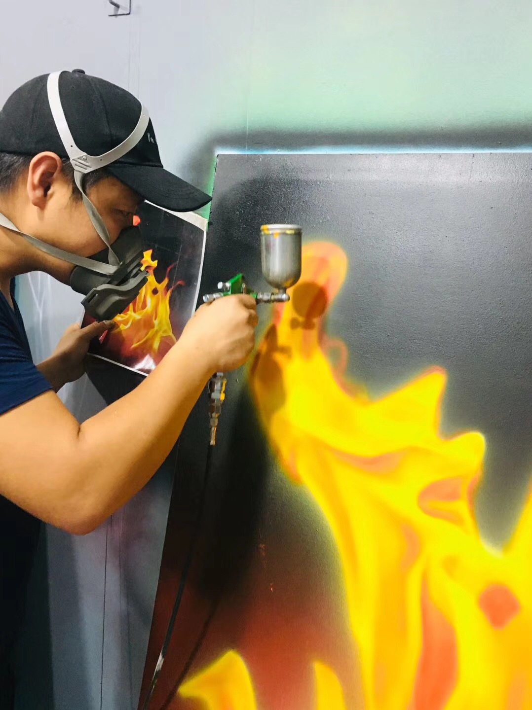 喷枪学习现场十一