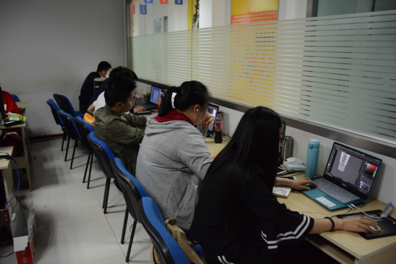 平面UI教学现场一