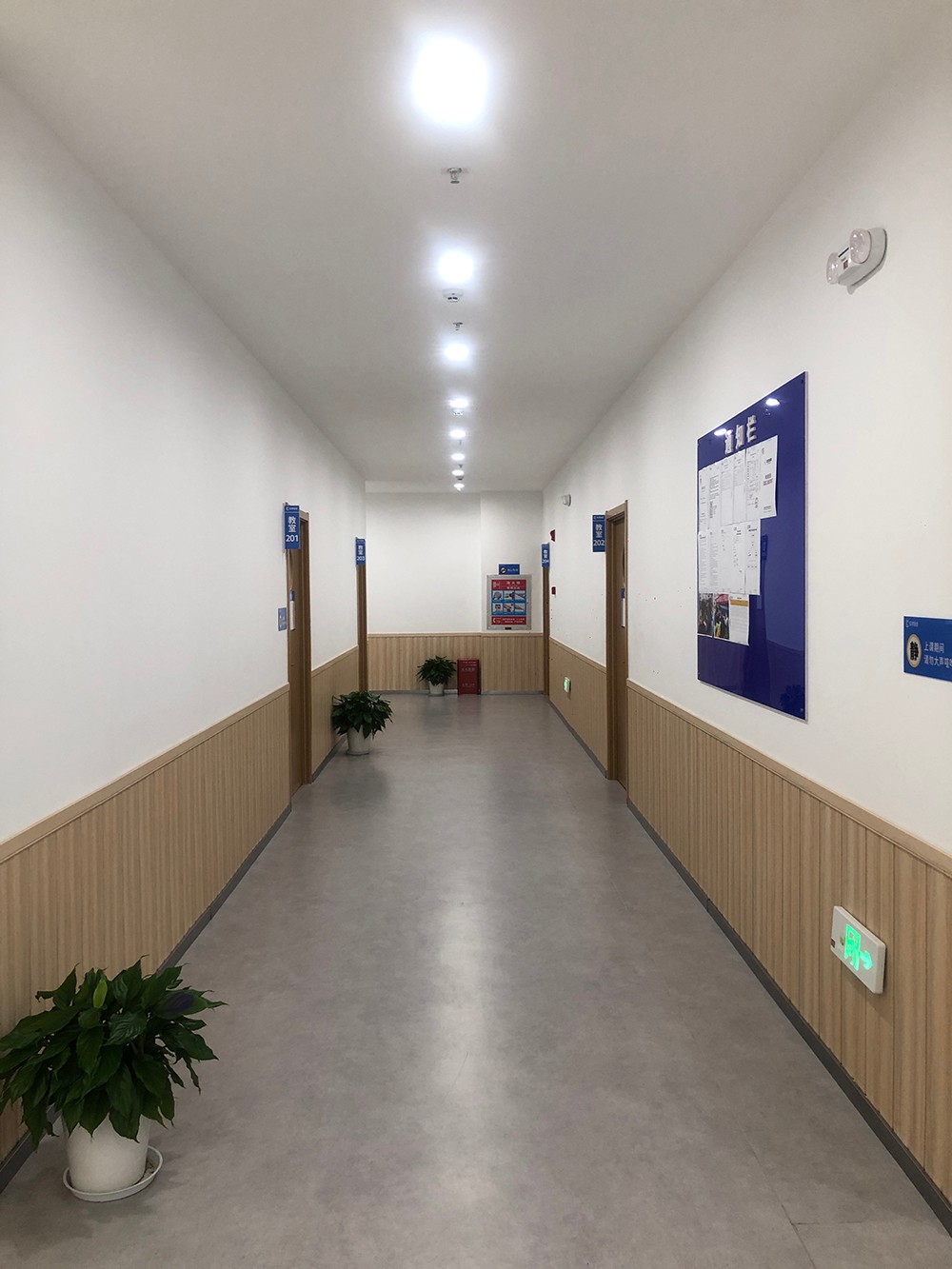 百新校区走廊环境