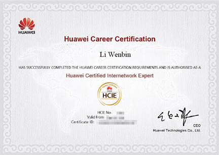 华为认证互联网专家