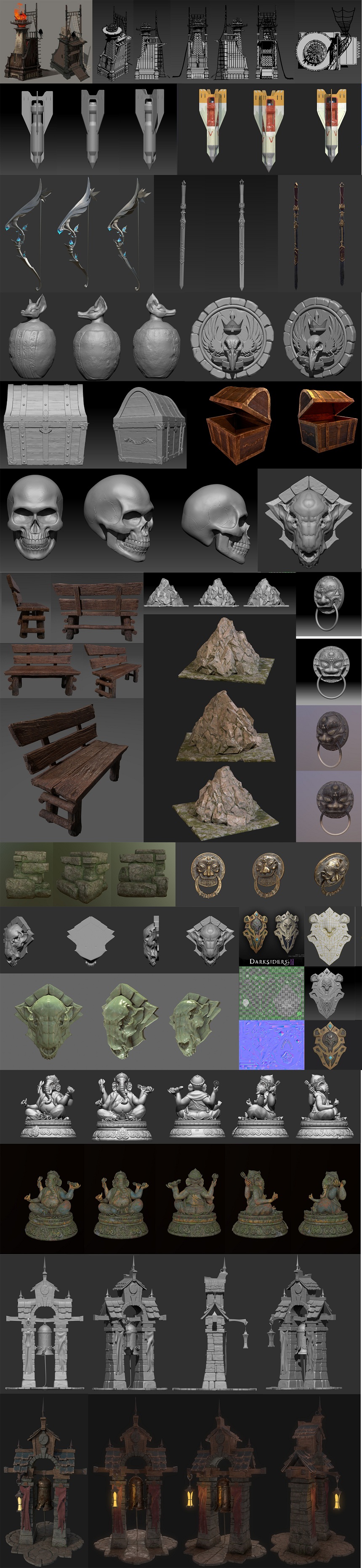 次世代模型学员进阶作品展示