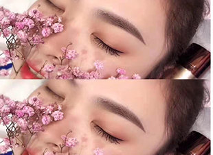 粉黛眉的技法详解和练习