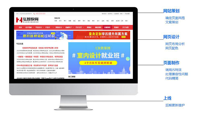 网页设计基本流程