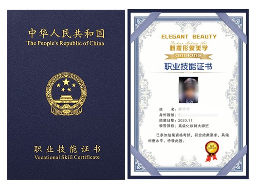 职业高级职称技能证书