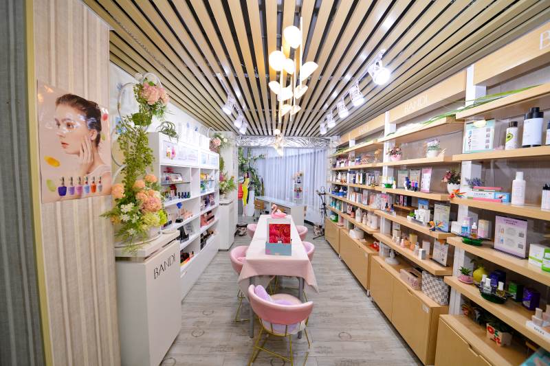 美甲店展示区 美甲店展示区