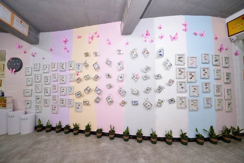 美甲展示墙 美甲展示墙