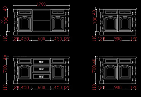 学员作品——衣帽间岛台