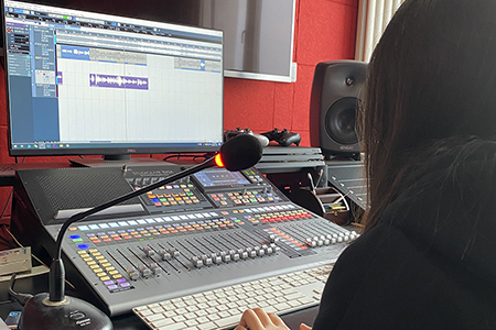音乐制作现场