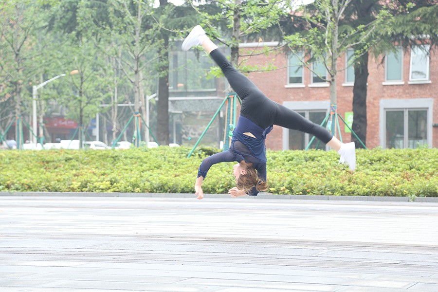 学员风采——空翻抓拍