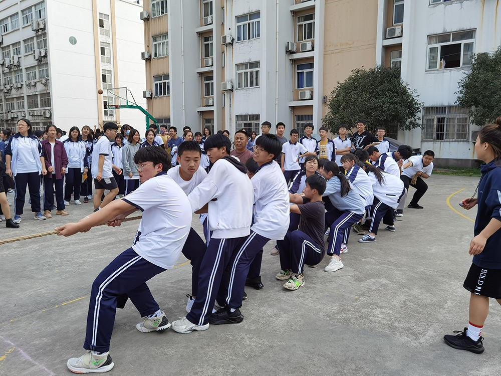 学校拔河活动
