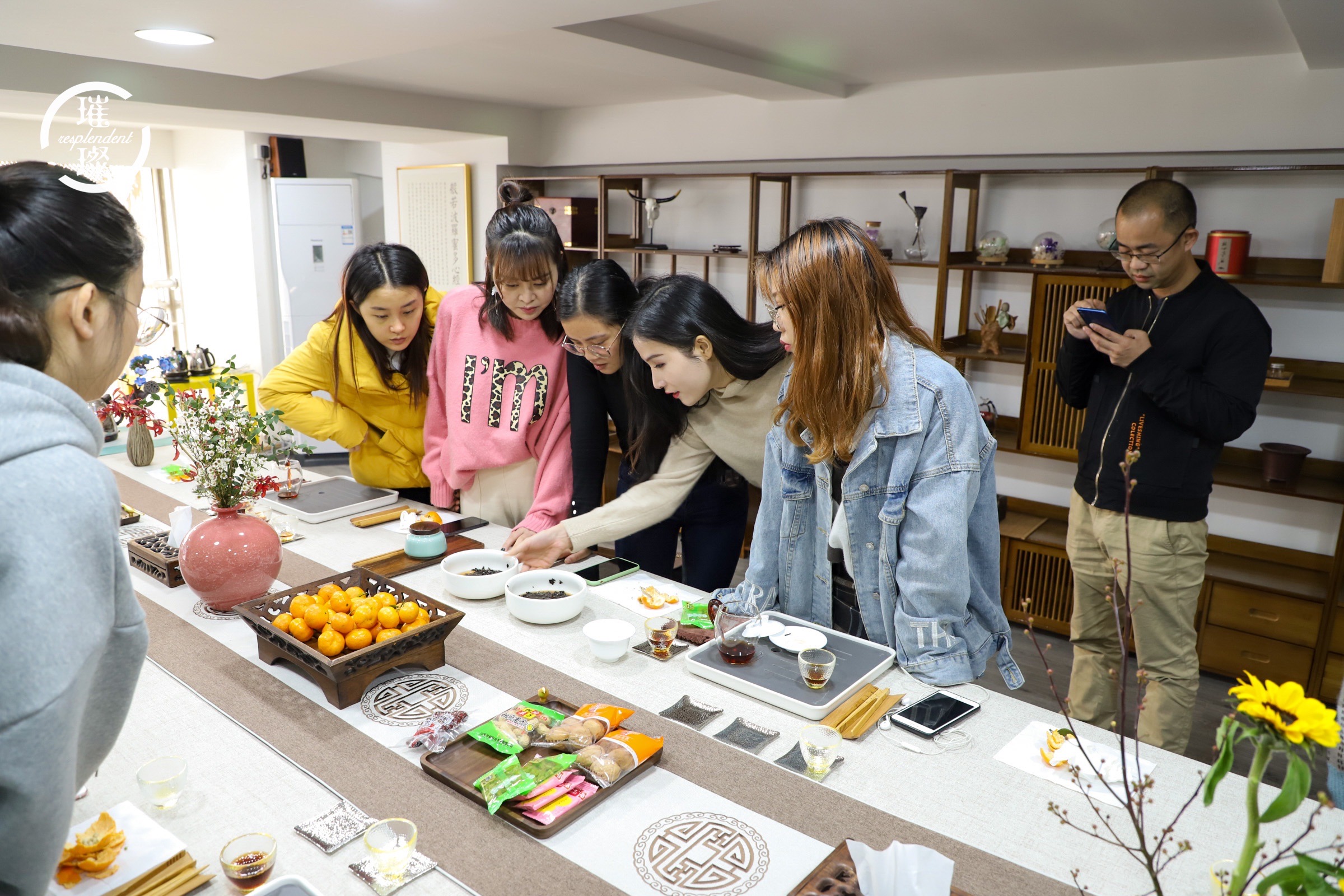 茶藝上課情景