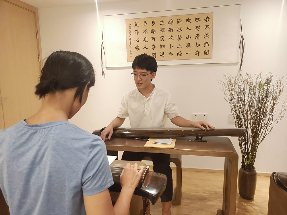古琴课教学现场