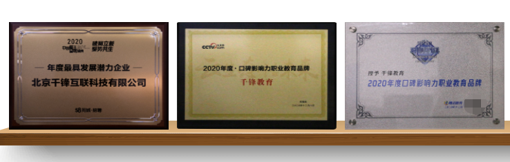 千锋教育荣获央视网"2020年度口碑影响力职业教育品牌"