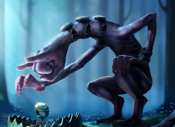 怪物插画与漫画后期