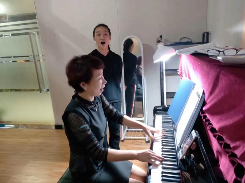 声乐教学实景 声乐教学实景