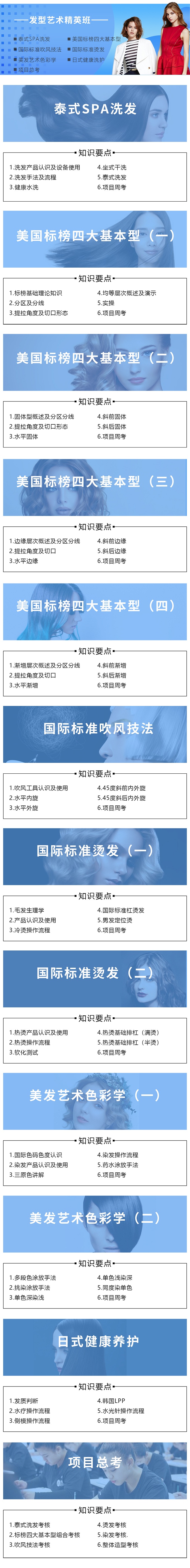 发型艺术精英班