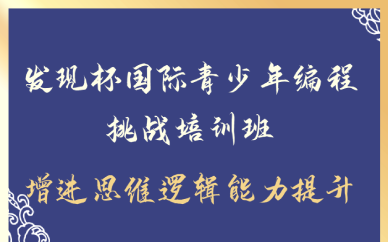 重庆发现杯国际青少年编程挑战培训班