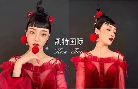  晚会妆作品