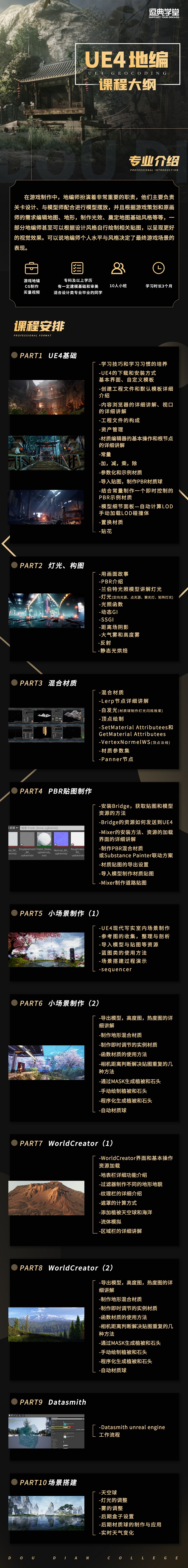 UE4地编课程大纲