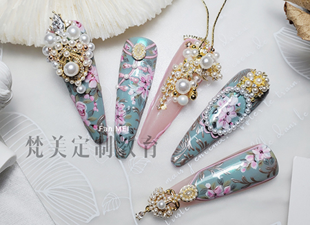 学员美甲作品 学员美甲作品