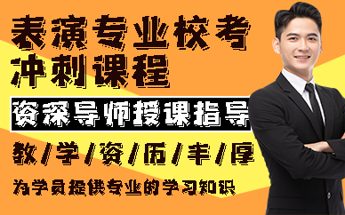 合肥表演专业校考冲刺课程
