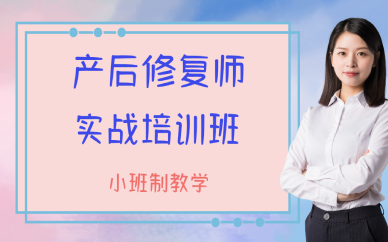 西安产后修复师实战培训班