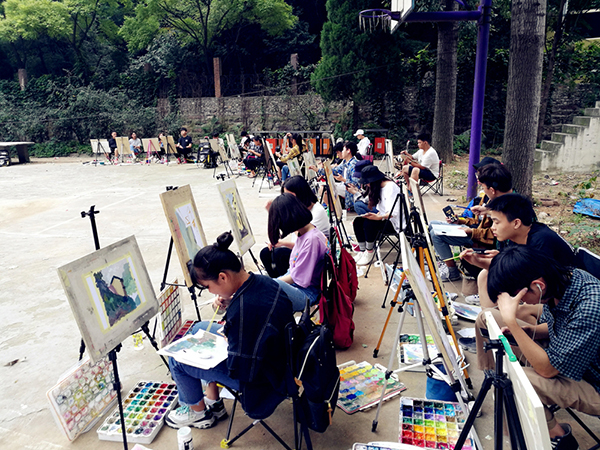 户外写生