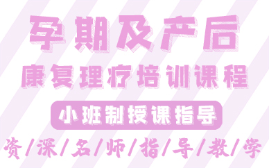 长沙孕期及产后康复理疗培训课程