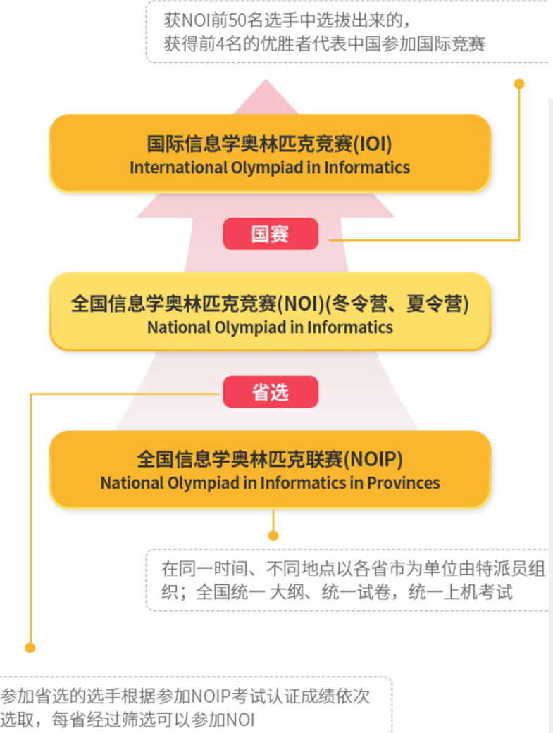 信息学奥林匹克竞赛路线