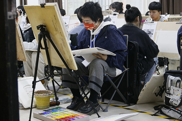 考试风采