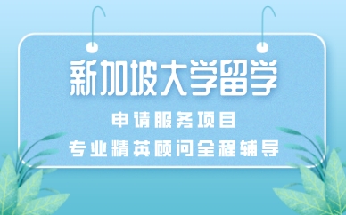 厦门新加坡大学留学申请服务项目