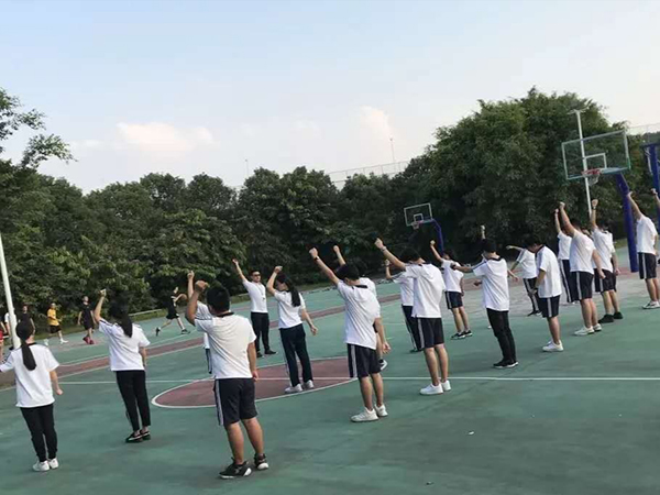 学生体育课实拍