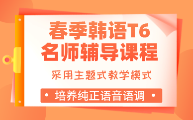 天津春季韓語(yǔ)T6名師輔導(dǎo)課程