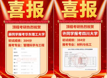 华东理工、川大喜报