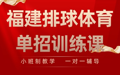福建排球体育单招训练课