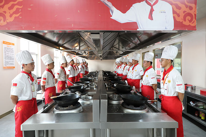 中餐教學(xué)現(xiàn)場(chǎng)