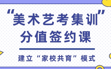 成都美术艺考集训分值签约课