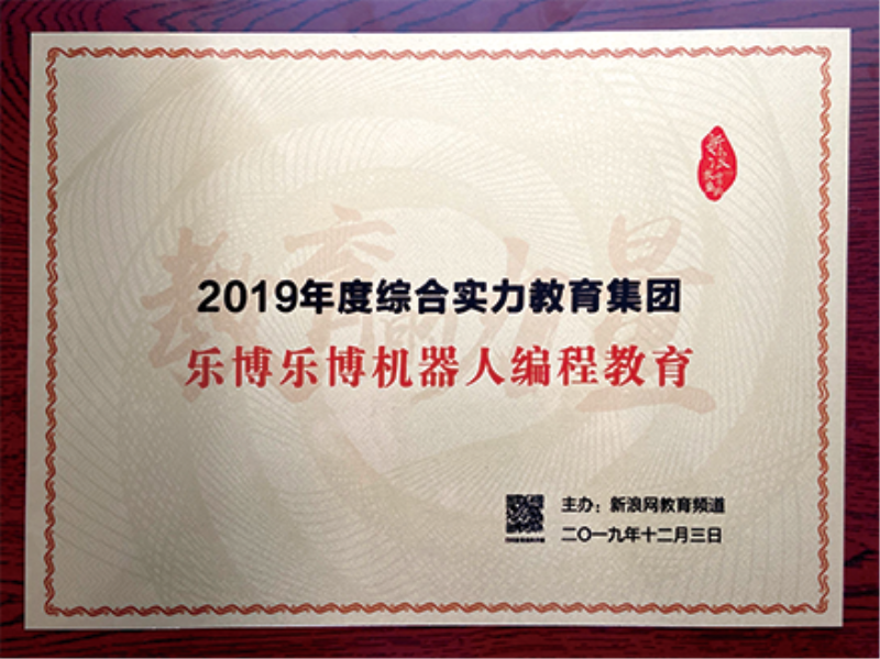 2019年12月年度综合实力教育集团