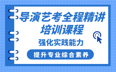 武汉导演艺考全程精讲培训课程